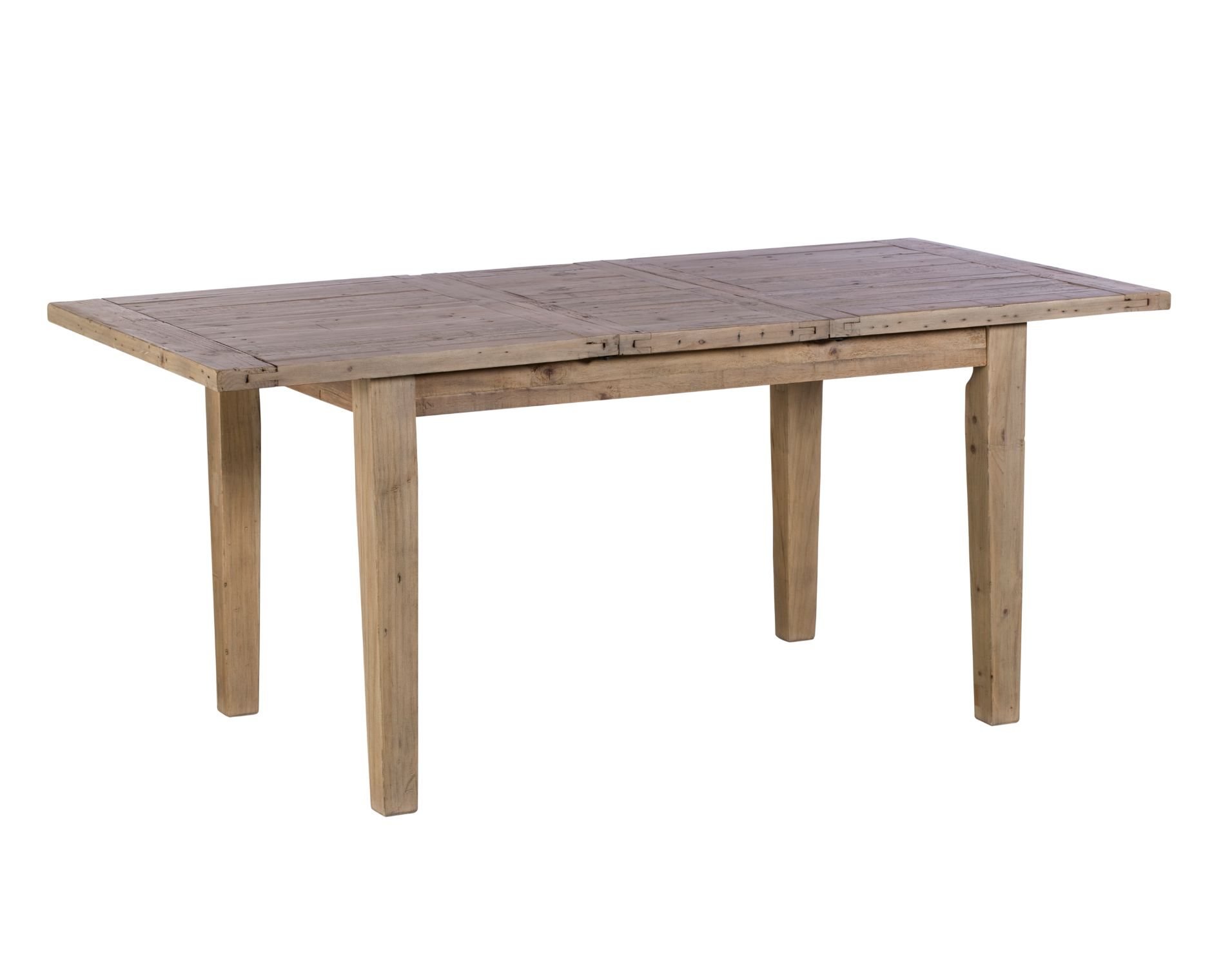 Malta Reclaimed Wood Extending Dining Table Valetta Furniture World