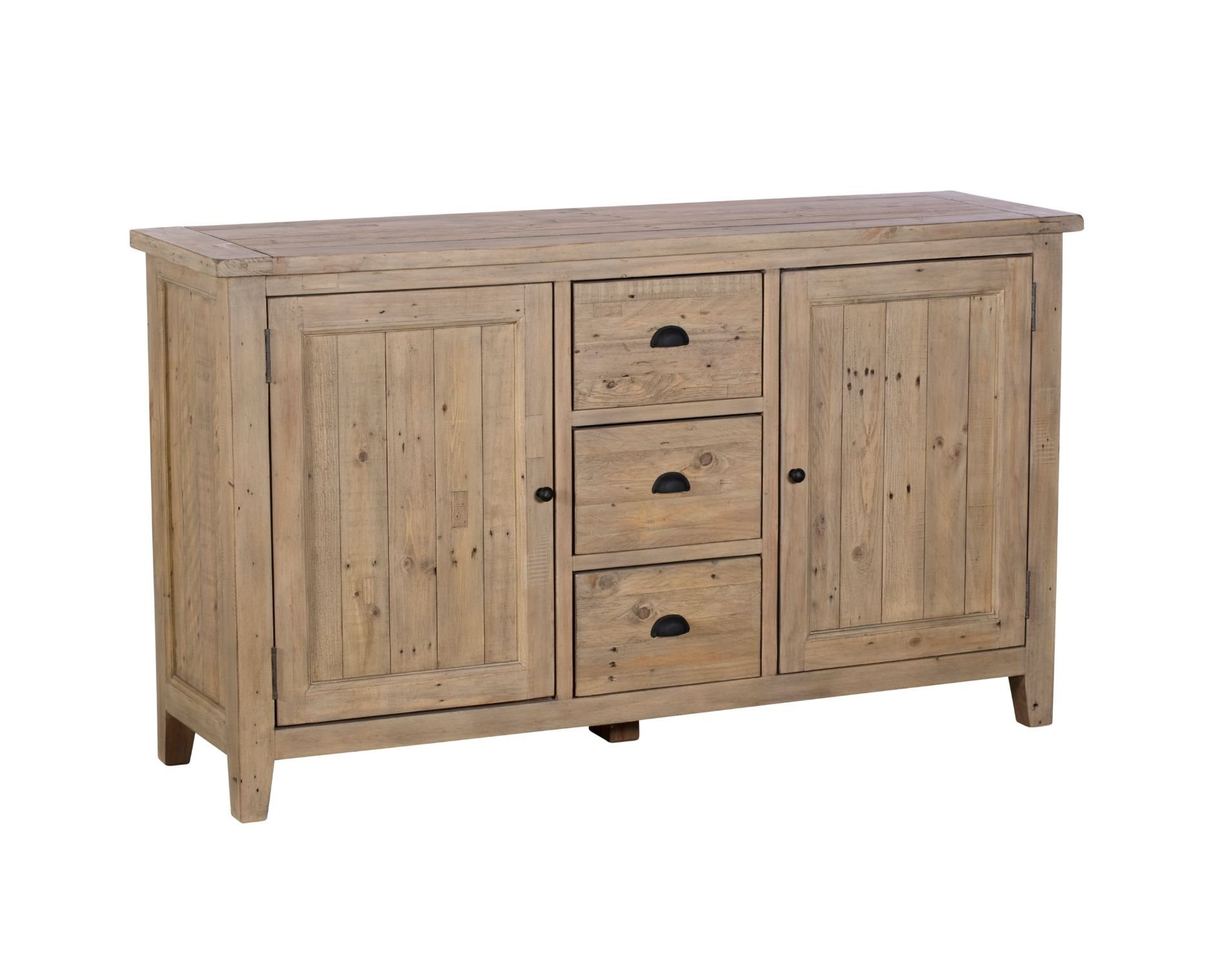 Malta Reclaimed Wood Wide Sideboard Valetta Valencia Furniture World