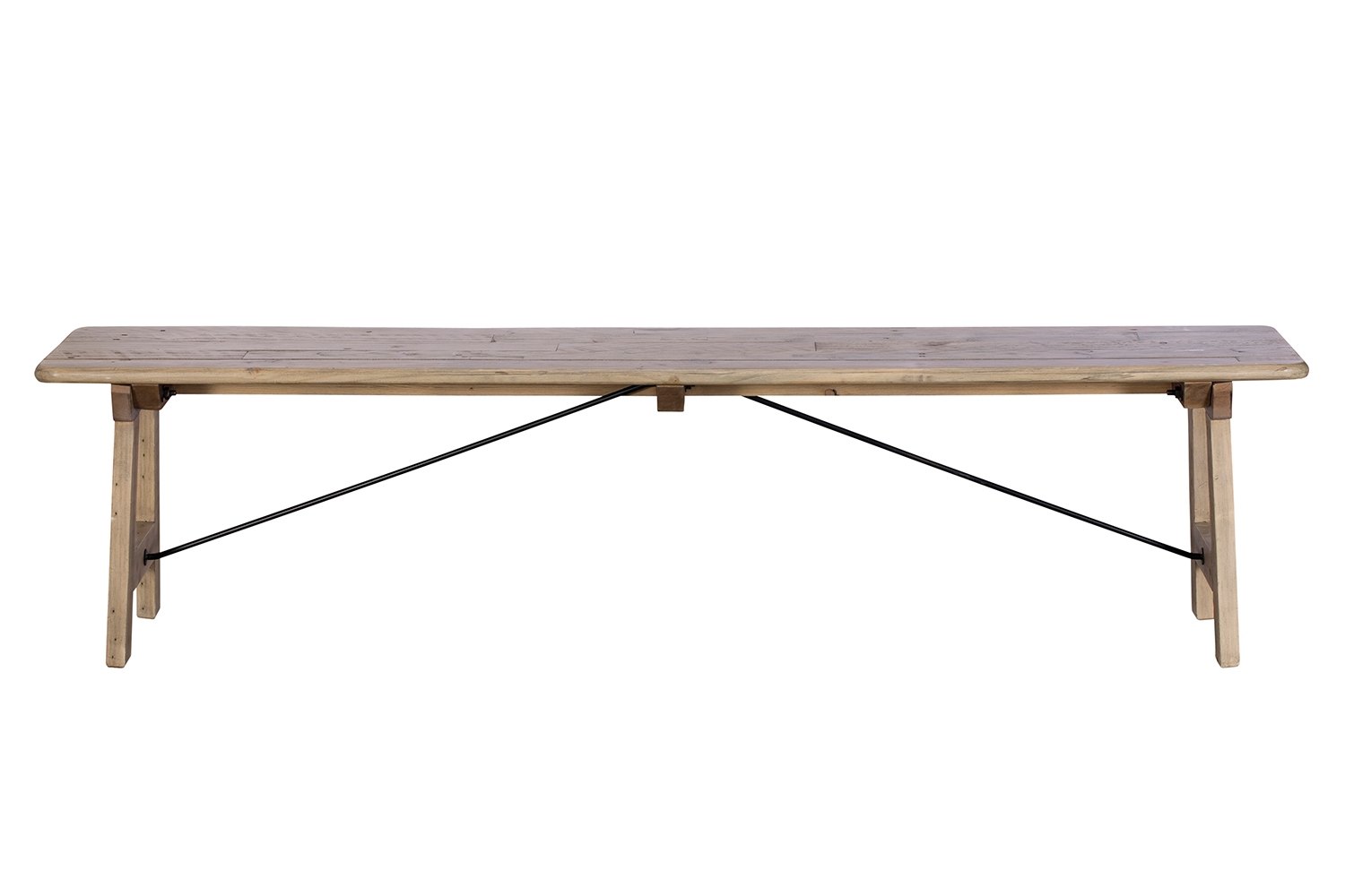 Malta Reclaimed Wood 150cm Dining Bench Valetta Valencia Furniture