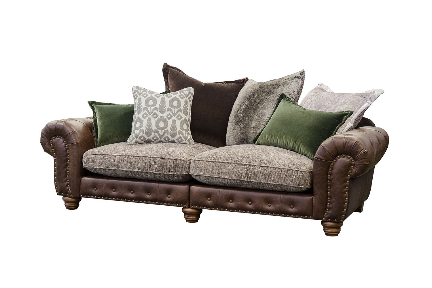 Alexander & James Wilson Large Pillow Back Sofa Split Furniture World