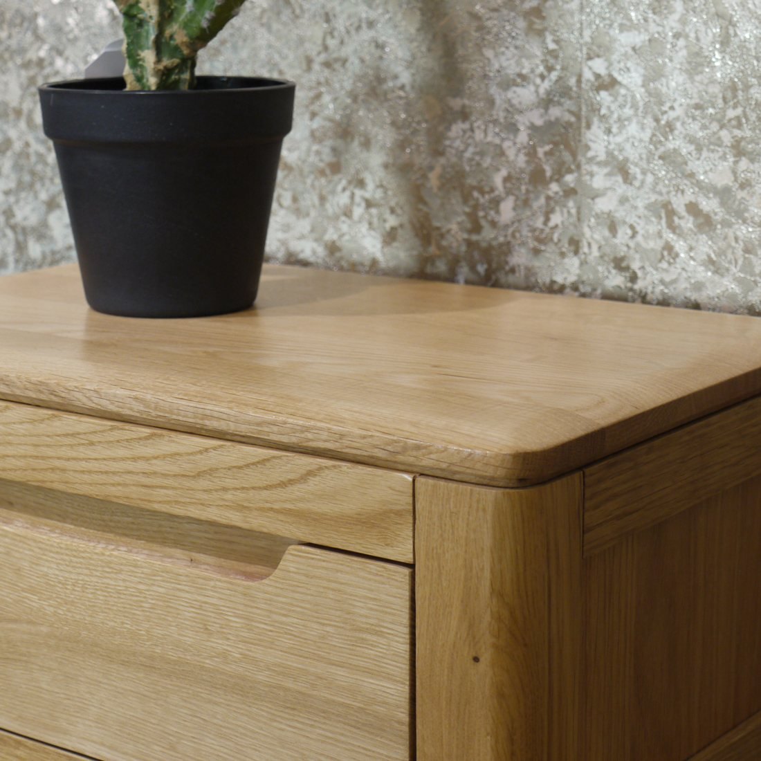 Oak City Stockholm Oak Medium Hall Table Furniture World