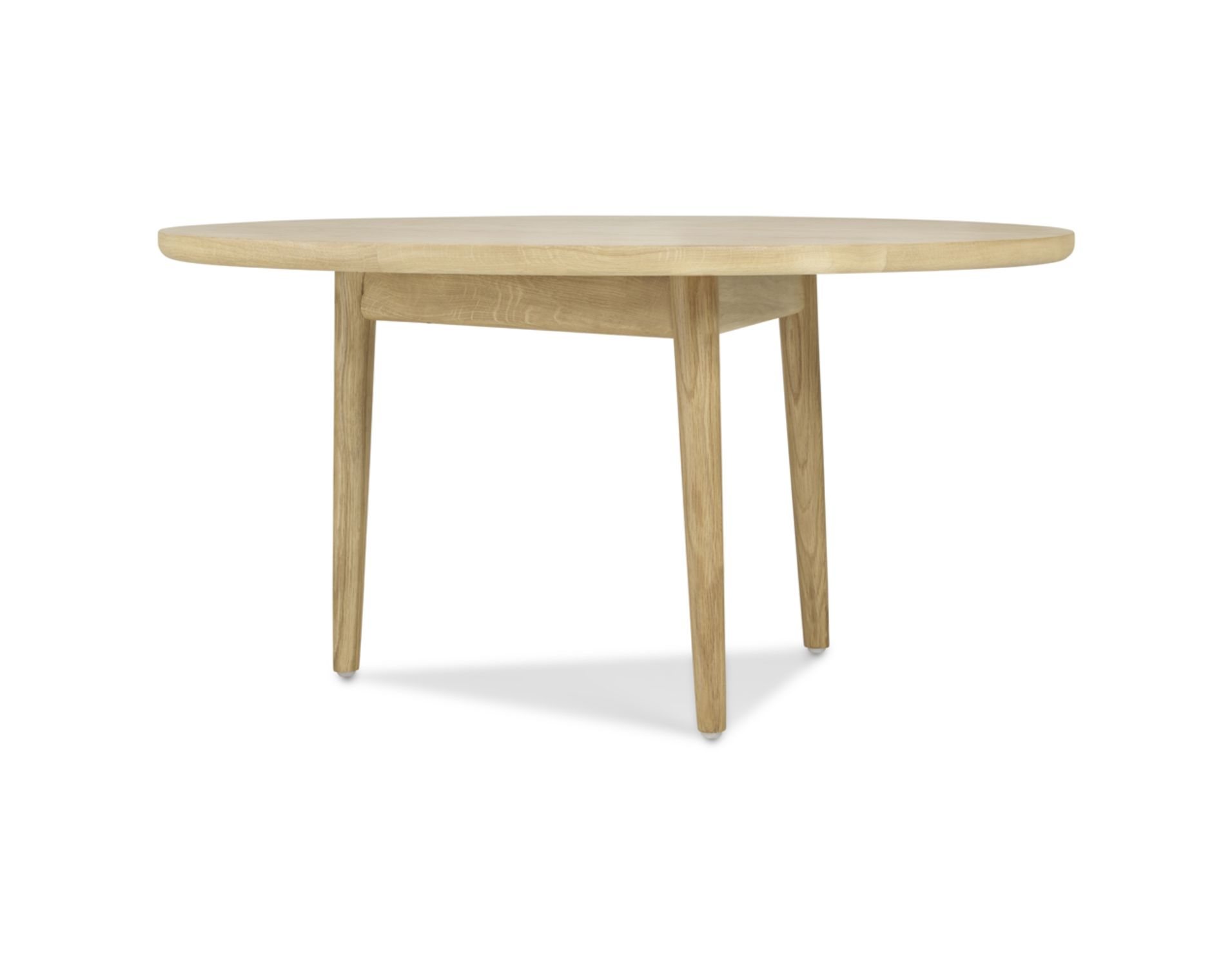 Henley Solid Oak Circular Coffee Table - Furniture World