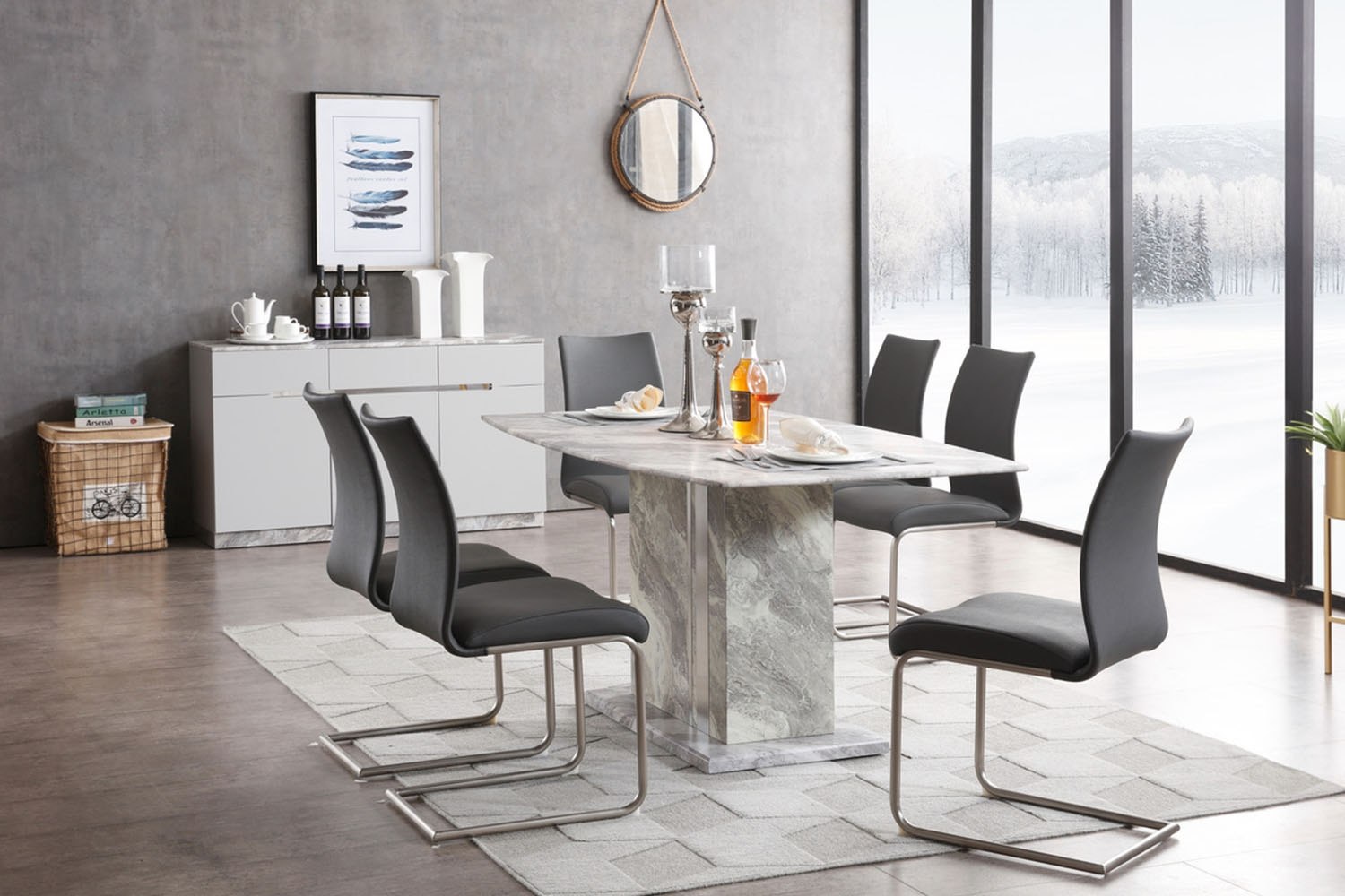 Dfs Marble Dining Table And Chairs Dfs Dining Table Set Amara