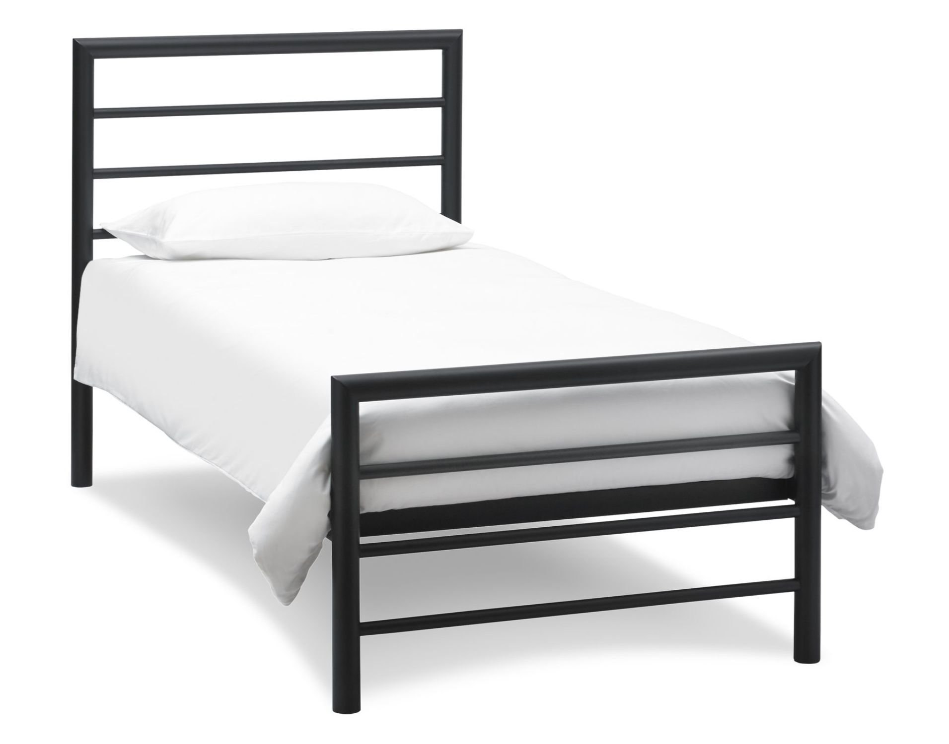 City Metal Headboard in Matt Black Finish Furniture World