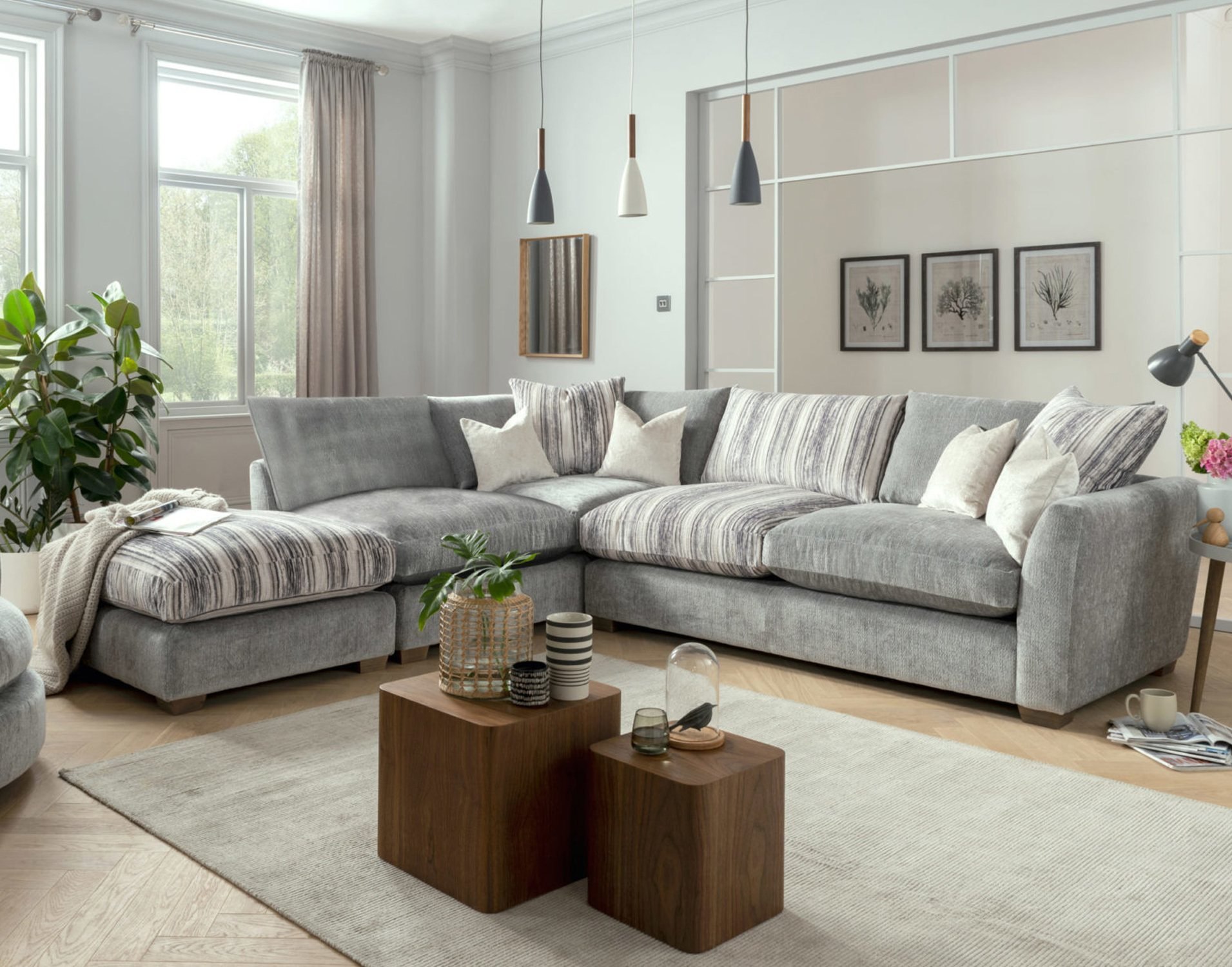 Fabio Designer Corner Chaise Sofa Furniture World