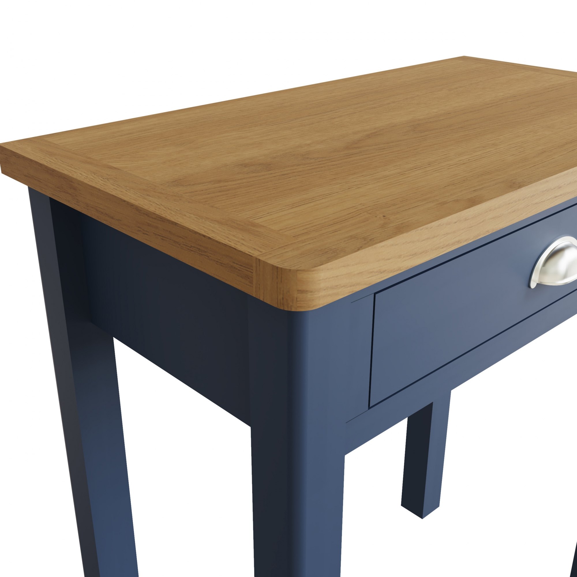 Oak City Dorset Painted Blue Oak Dressing Table Furniture World