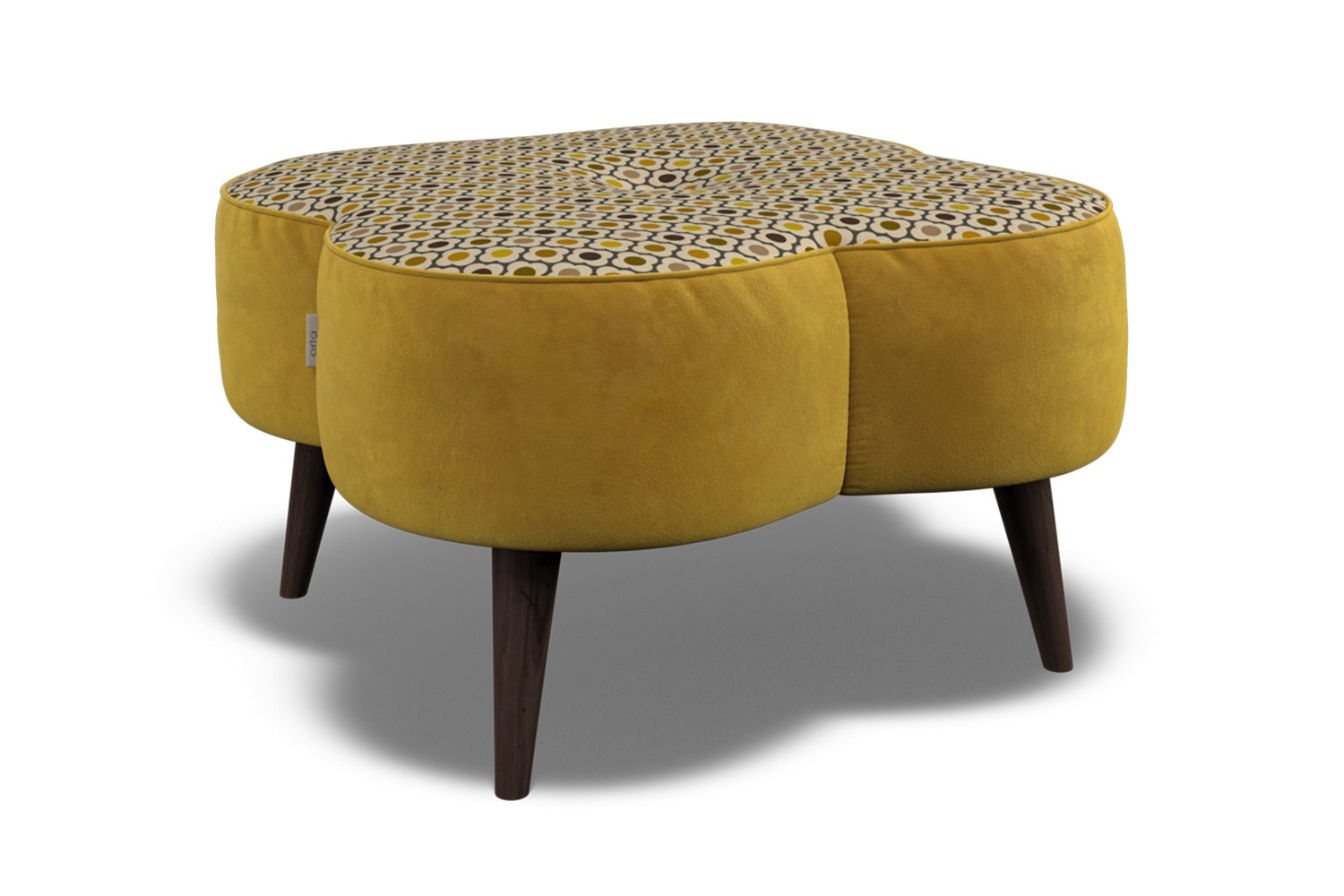 Orla Kiely Daisy Large Stool Print Combo Furniture World