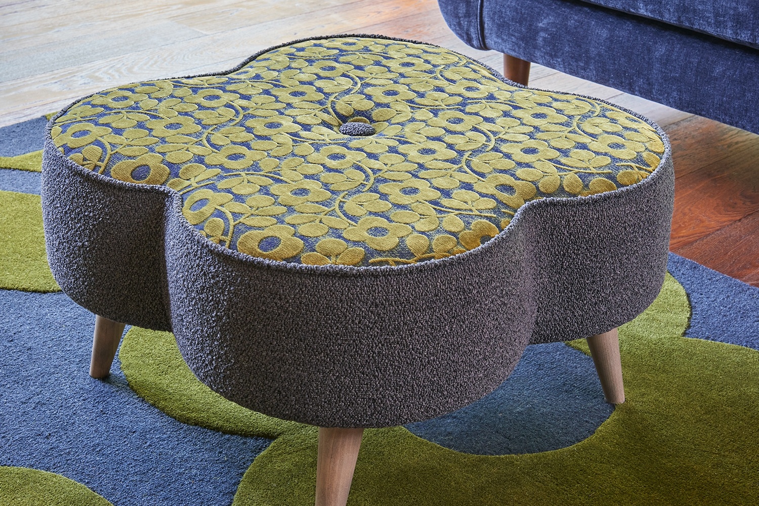 Orla Kiely Daisy Large Stool Furniture World