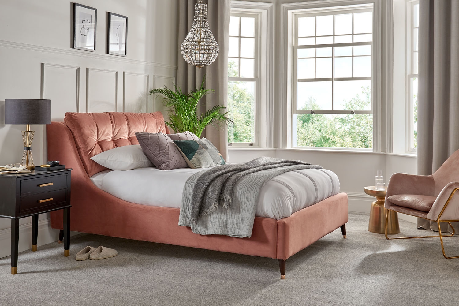 Shop Ralph Bed in Lumino Old Rose