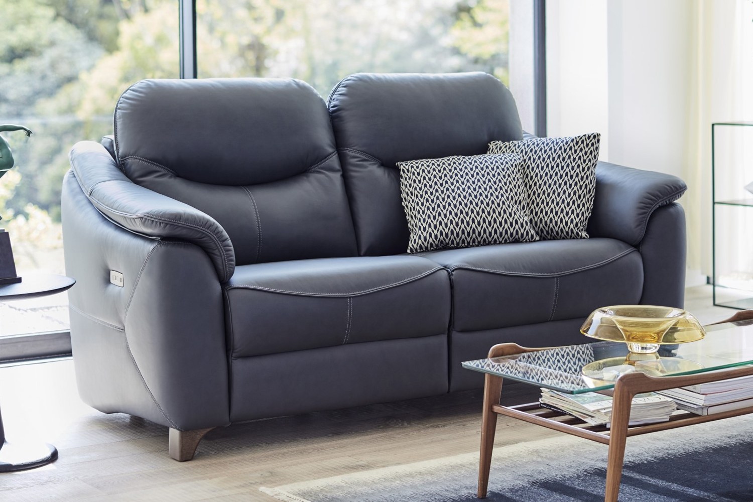 G Plan Jackson Leather 2 Seater Sofa Furniture World