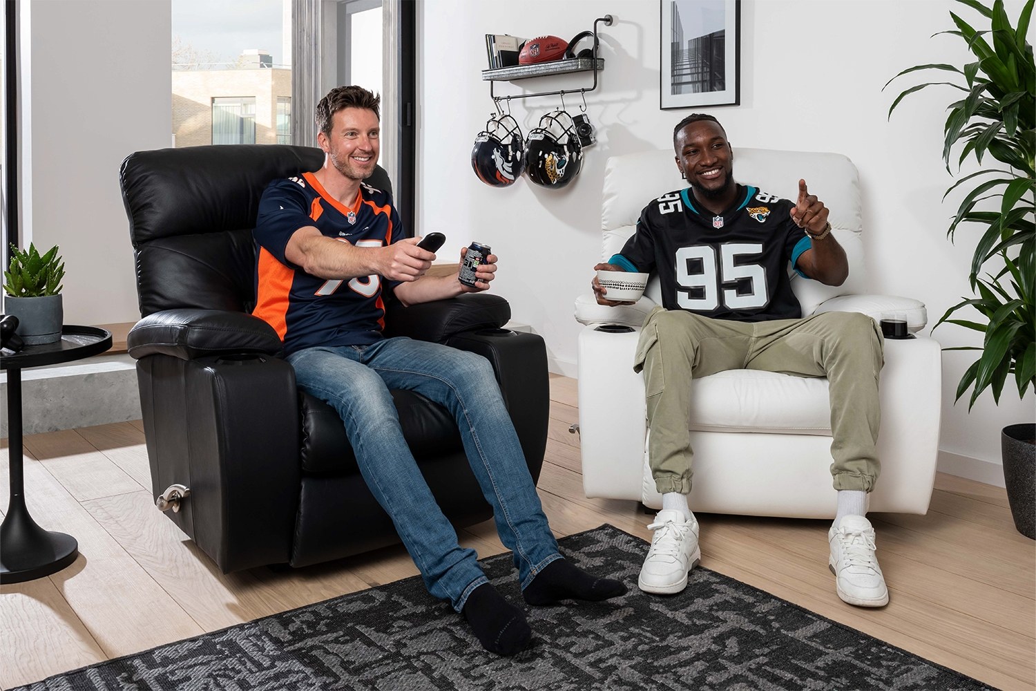 LaZBoy NFL Spectator Manual Recliner Chair Furniture World