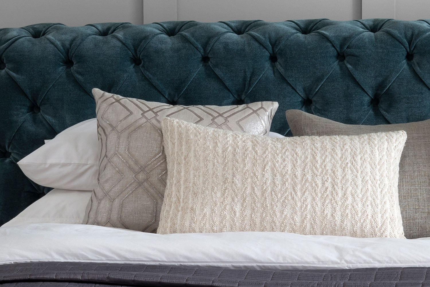 Croydon Clapham Upholstered Bed Frame Furniture World