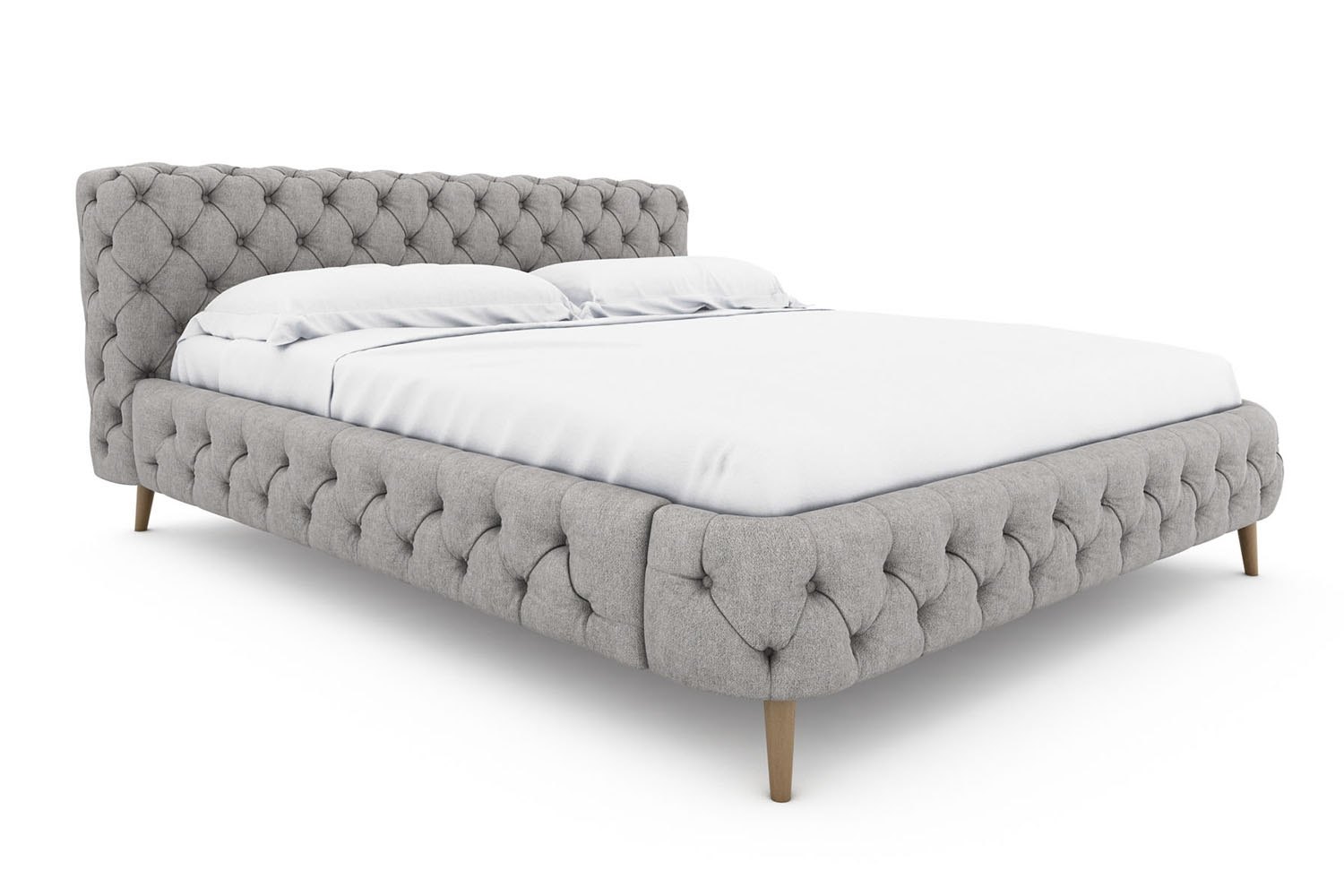 Croydon Clapham Upholstered Bed Frame Furniture World