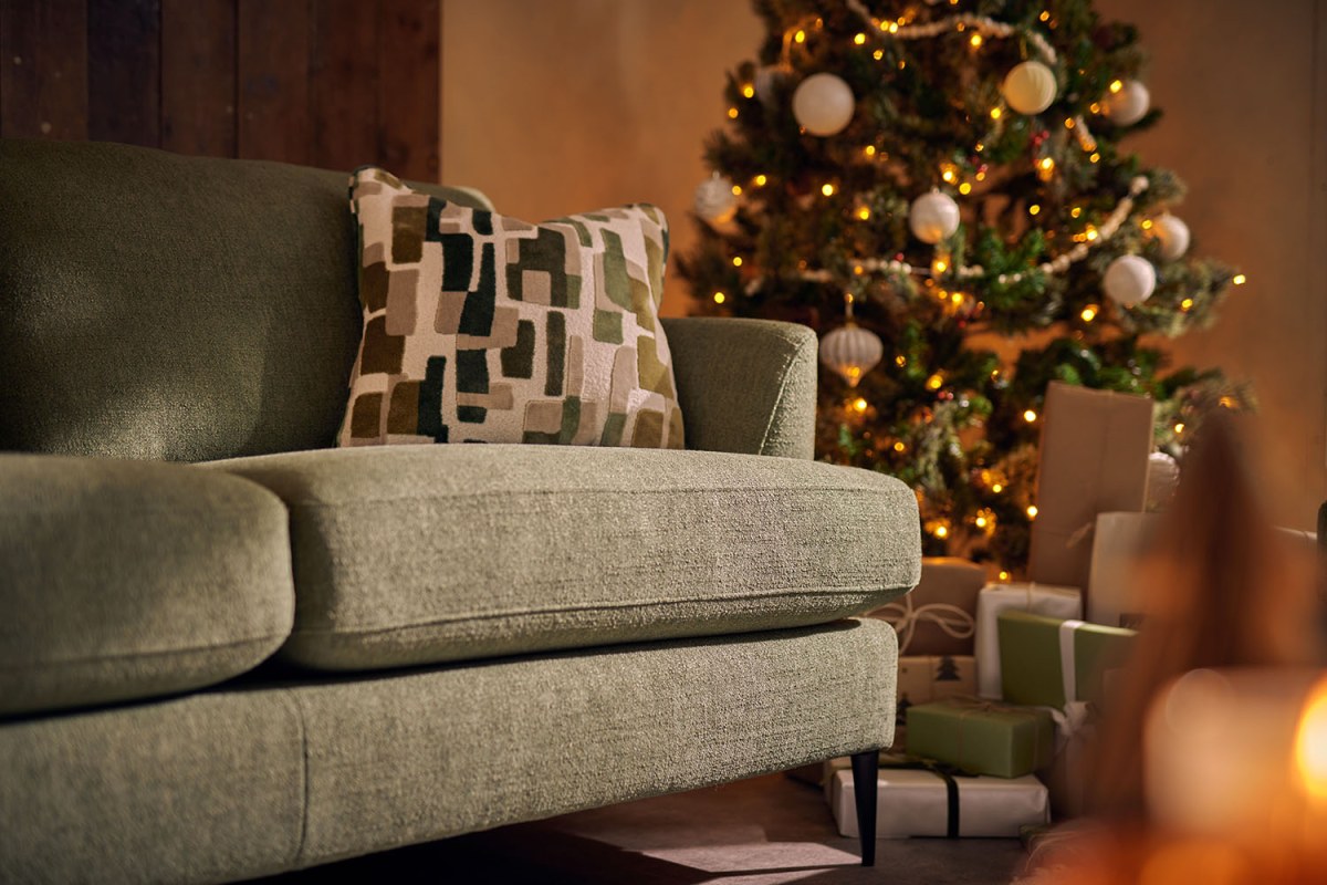 Jonas Fabric Large 3 Seater Sofa Jonas Fabric Large 3 Seater Sofa