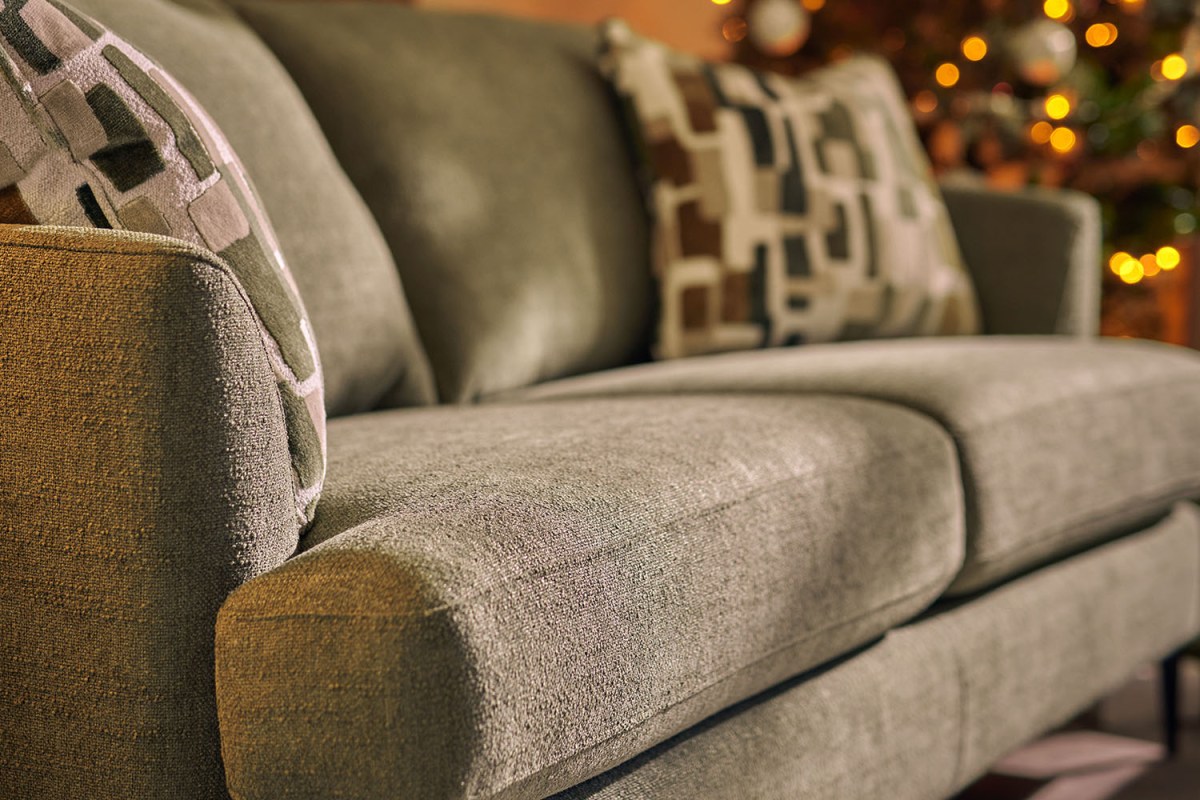 Jonas Fabric Large 3 Seater Sofa Jonas Fabric Large 3 Seater Sofa