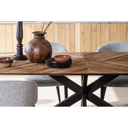 Canada Reclaimed Teak Wood 240cm Dining Table