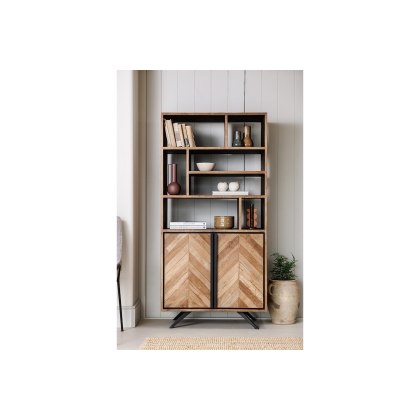 Camden Reclaimed Teak Wood Bookcase