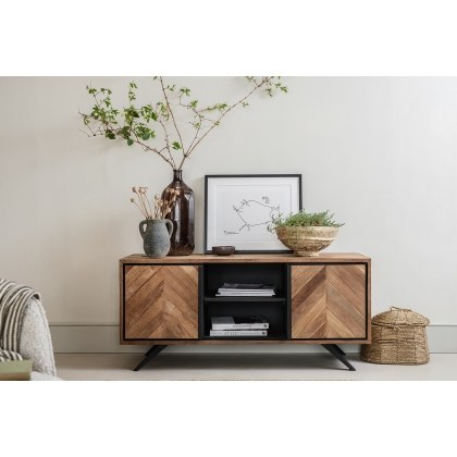 Camden Reclaimed Teak Wood TV Unit