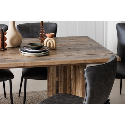 Fairfax Reclaimed Slatted Wood 220cm Dining Table