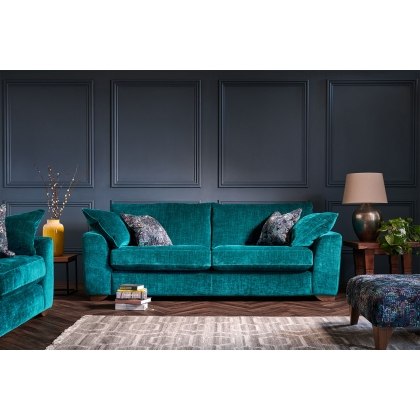 Mullion Upholstered Designer Stool