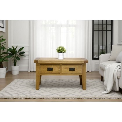 Cotswold Rustic Oak Coffee Table