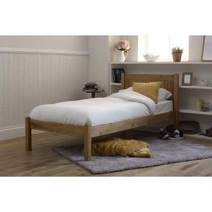 Capri Wooden Pine Slatted Bed Frame