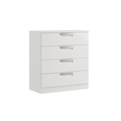 Milly High-Gloss 4 Drawer Chest of Drawers Milly High-Gloss 4 Drawer Chest of Drawers