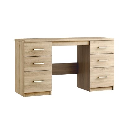 Malena Double Pedestal Dressing Table