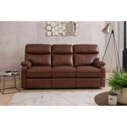 Monet Leather 3 Seater Sofa Monet Leather 3 Seater Sofa