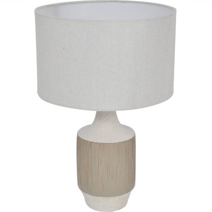 Porcelain Reeds Lamp With Shade Porcelain Reeds Lamp With Shade