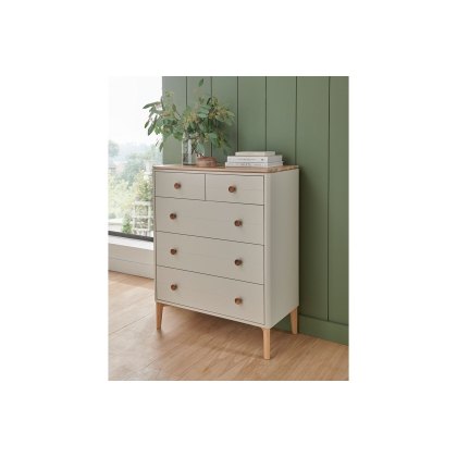 Vida Living Marlow Medium Chest of 5 Drawers