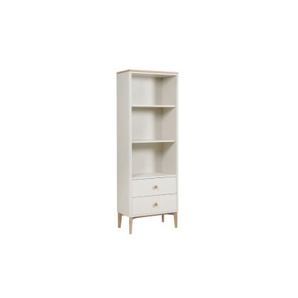 Vida Living Marlow Open Storage Bookcase in Cashmere Oak and Taupe Vida Living Marlow Open Storage Bookcase in Cashmere Oak and Taupe