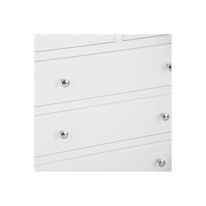 Eton Painted White Oak 2 Over 3 Chest of Drawers
