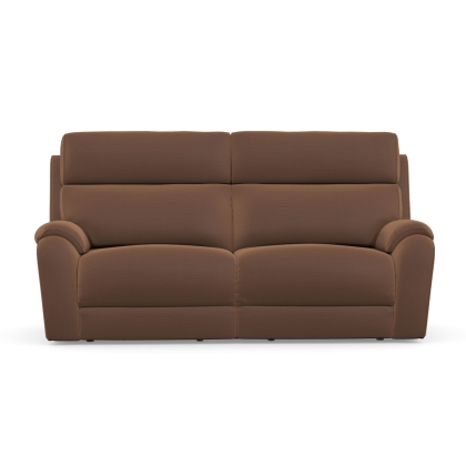 La-Z-Boy Winchester Fabric 3 Seater Sofa in Fifth Avenue Chocolate