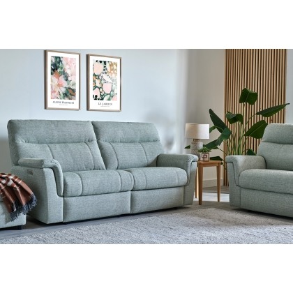 Helston Lumbar Support Reclining 3 Seater Sofa