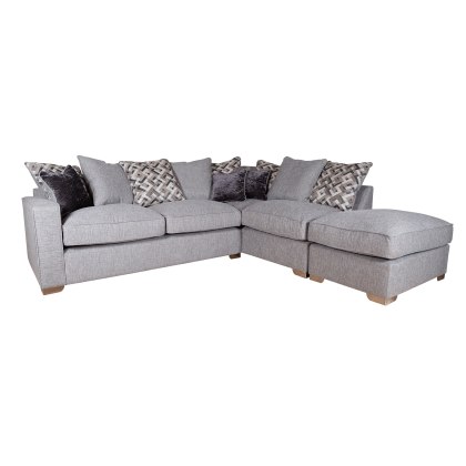 Cairo Fabric Pillow Back Chaise Corner Sofa Cairo Fabric Pillow Back Chaise Corner Sofa