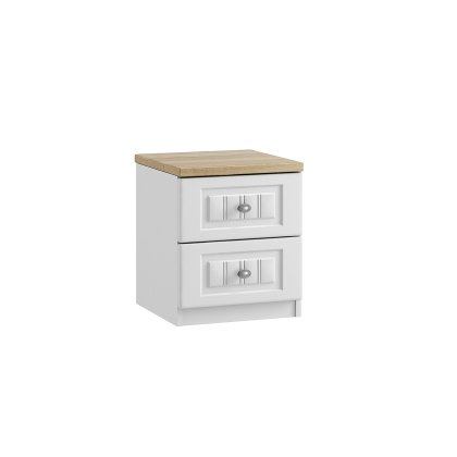 Panorama 2 Drawer Bedside Table