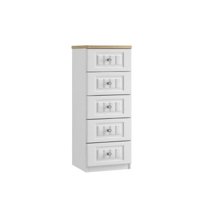 Panorama 5 Drawer Narrow Chest of Drawers Panorama 5 Drawer Narrow Chest of Drawers