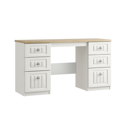 Panorama Double Pedestal Dressing Table