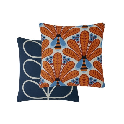 Orla kiely orange cushions hotsell