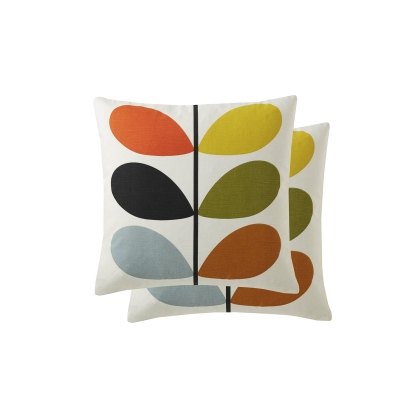 Orla Kiely Duo Stem Multi 50x50cm Feather Cushion
