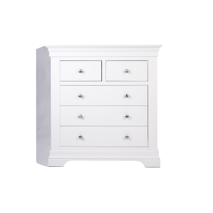 Providence Warm White 2 Over 3 Drawer Chest of Drawers