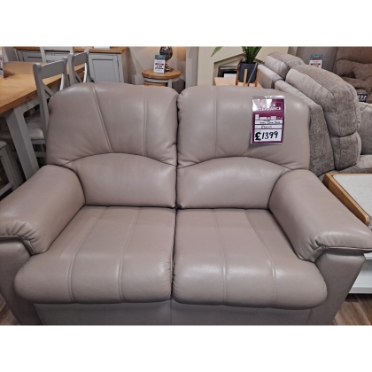 G Plan Chloe Small 2 Seater Sofa in P Grade Leather