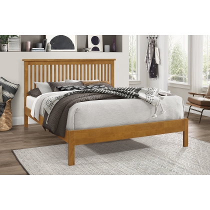 Time Living Ascot Wooden Bed Frame in Oak