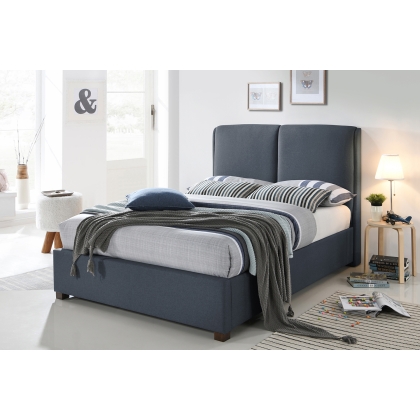 Time Living Oakland Fabric Bed Frame in Dark Grey