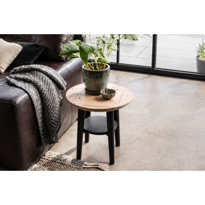 Franklin Reclaimed Wood Lamp Table