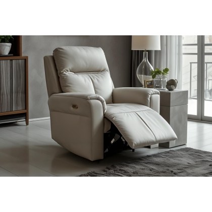 Ross Leather Electric Recliner Chair