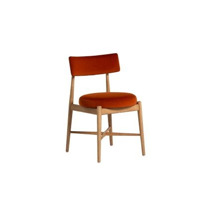 G Plan Flora Retro Pair Of Dining Arm Chairs in Orange G Plan Flora Retro Pair Of Dining Arm Chairs in Orange