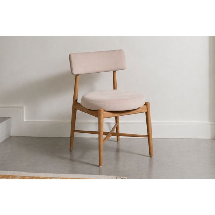G Plan Flora Retro Pair Of Dining Arm Chairs in Taupe
