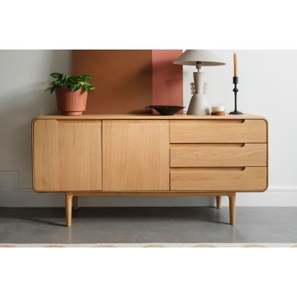 G Plan Winchester Retro Oak Wide Sideboard